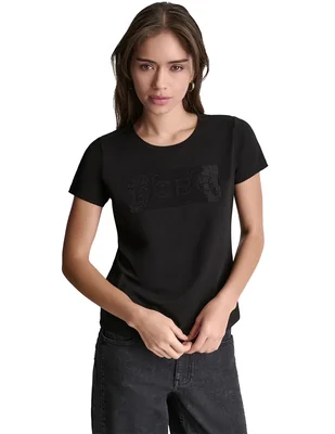 Camiseta cuello redondo manga corta