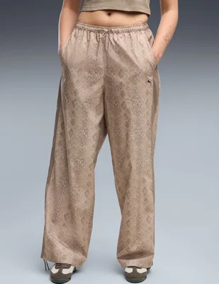 Pants regular con elástico para mujer