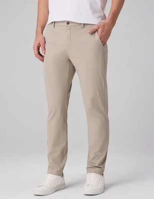 Pantalón chino slim de algodón para hombre