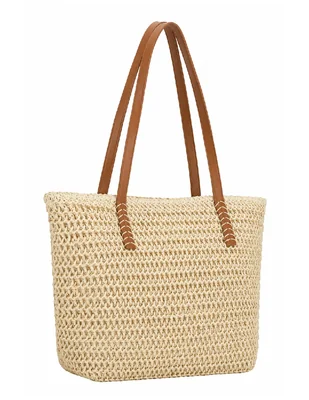 Bolsa tote de playa beige