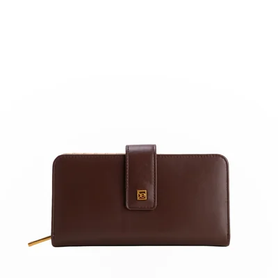 Billetera Hibrida Café Cloe para Mujer