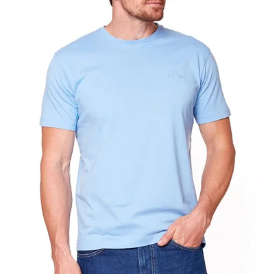 Edwards Jeans Playera Hombre Cuello Redondo Azul