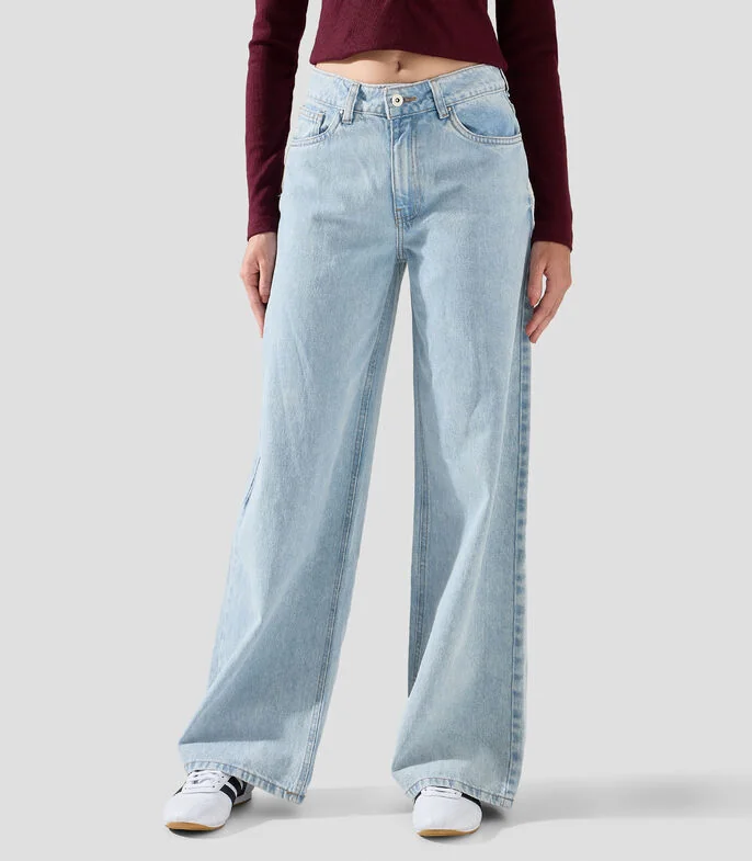 Jeans Wideleg Mujer