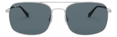 Anteojos Lentes de Sol Ray Ban Classic RB3611 003/R5 60-18 Plata/Gris Azul