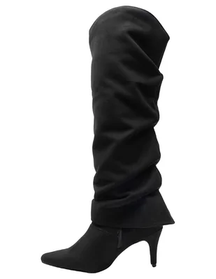 Bota Abajo de la rodilla de Sintético para mujer