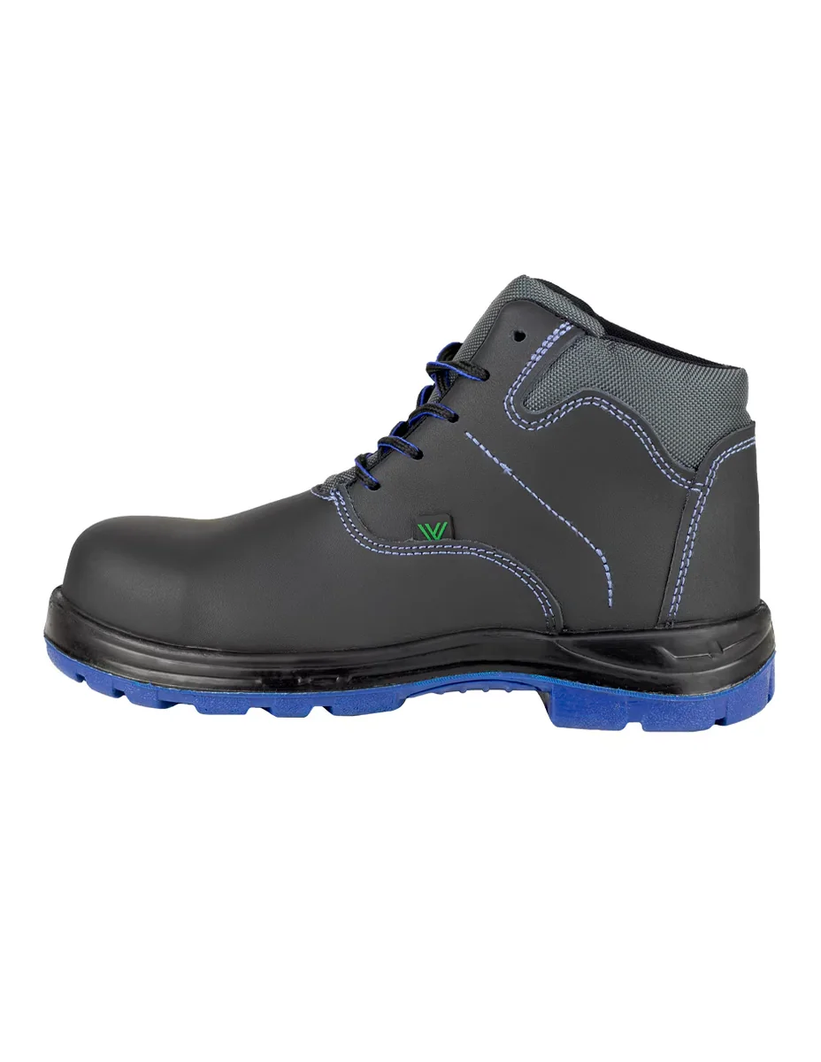 Bota industrial de piel