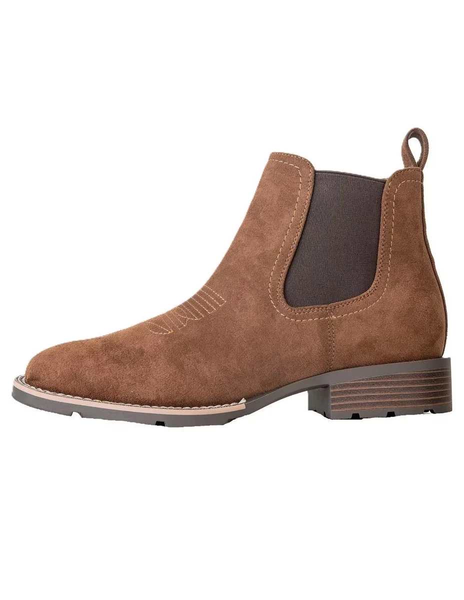 Bota de piel para hombre