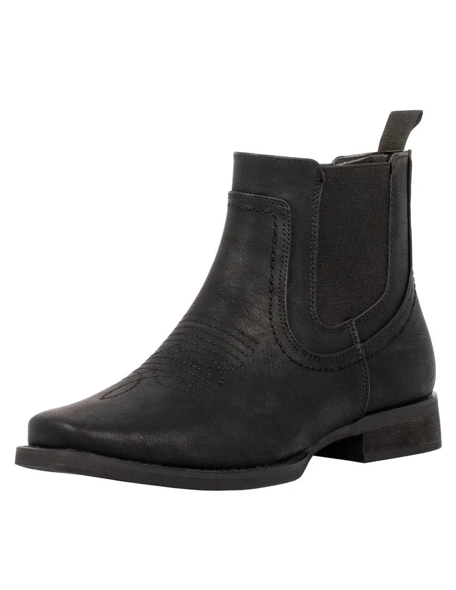 Bota de piel para hombre