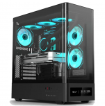 Gabinete Balam Rush Tank Super MX 9250 MTB, Midi-Tower, ATX/Micro-ATX/Mini-ITX, USB 2.0/3.0, sin Fuente, 3 Ventiladores Instalados, Negro