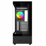 Gabinete Balam Rush Tank Super MX 9550 LCD, Midi-Tower, ATX/Micro-ATX/Mini-ITX, USB 2.0/3.0, sin Fuente, 3 Ventiladores Instalados, Negro