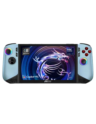 Laptop gamer touch claw 8 ai+ a2vm glacier blue edition-256mx 8.8 pulgadas full hd intel core ultra 7 258v intel arc 32 gb ram 1 tb