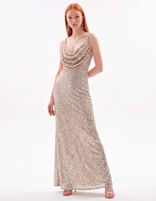 Vestido largo de fiesta para mujer