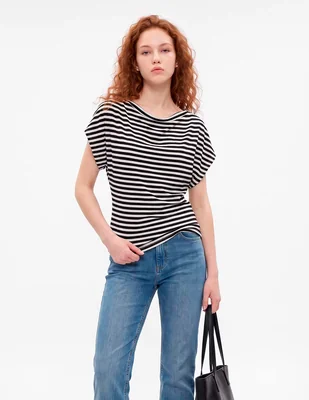 Blusa manga corta para mujer
