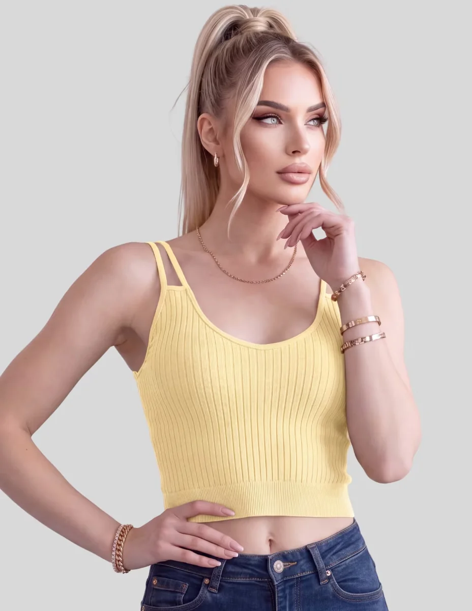 Set blusa sin manga para mujer
