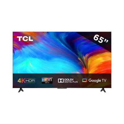 Televisión Smart TV TCL S451G de 65", Ultra HD 4K, Google TV, Negro