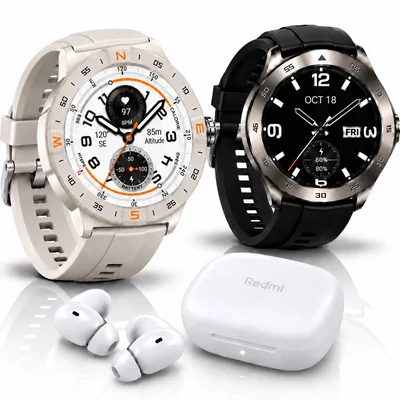 AUDIFONOS REDMI BUDS 6 PLAY (BLANCO) + SMARWATCH HONOR CHOICE 2 EPIC AMOLED