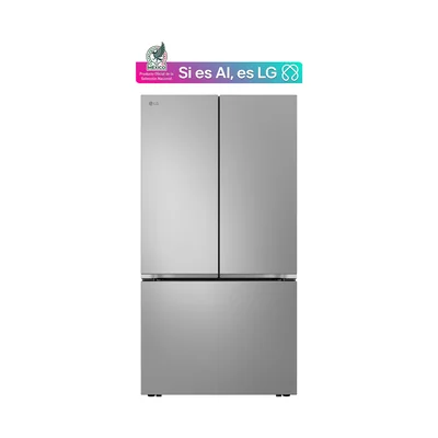 Refrigerador LG Pta Francesa 32P Gm90Fip Plata