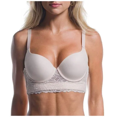 Bra Push Up con Peto con Encaje Wonderbra para Mujer