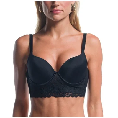 Bra Push Up con Peto con Encaje Wonderbra para Mujer