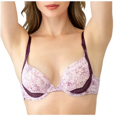 Bra con Push Up Y Encaje Vassarette para Mujer