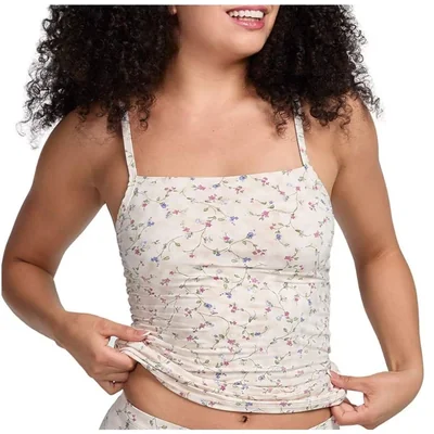 Top de Microfibra Estampado Ilusión para Mujer