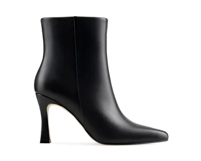 Botines Para Mujer Elegantes Botas Piel Davenia Mod. Gema Negro