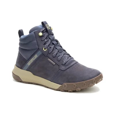 Tenis en Piel para Hombre, Color Azul Caterpillar