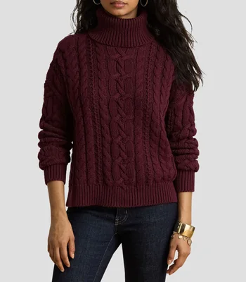 Suéter cuello de tortuga Mujer