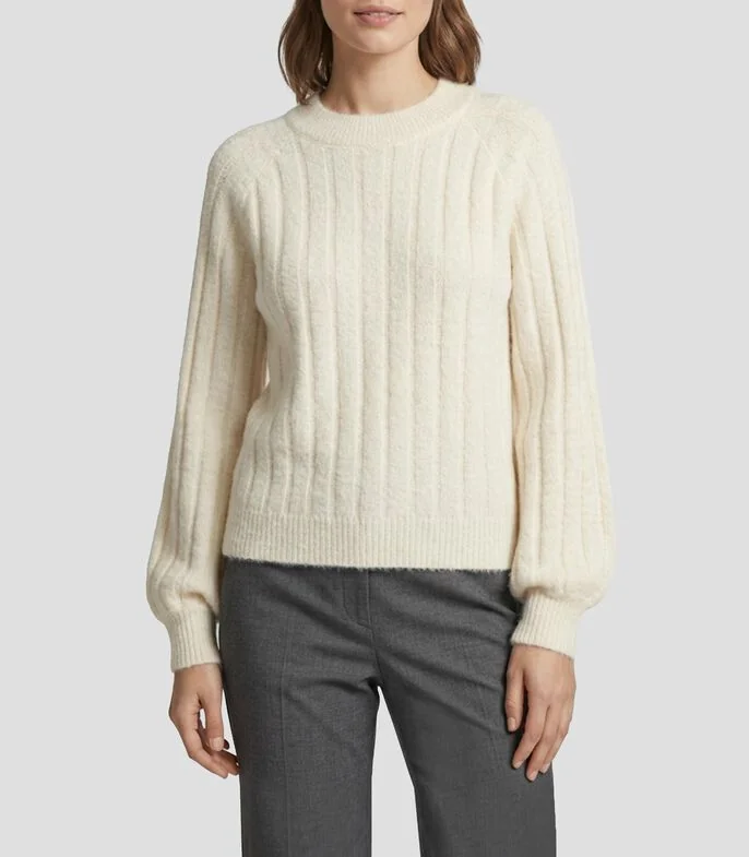 Suéter cuello redondo Mujer