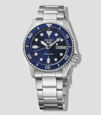Reloj Unisex Serie 5 Sports SRPL77 casual plateado