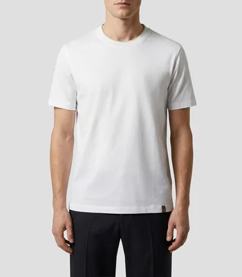 Playera cuello redondo manga corta lisa Hombre