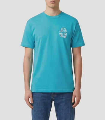 Playera cuello redondo manga corta estampada Hombre