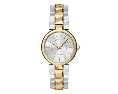 Reloj Armani Exchange para Mujer Audelle Dorado/Plateado