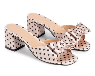Sandalias de Tacón Strona Beige para Mujer