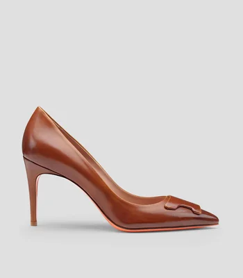Zapatillas con tacón alto delgado Mujer