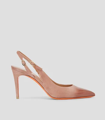Zapatillas con tacón alto delgado Mujer