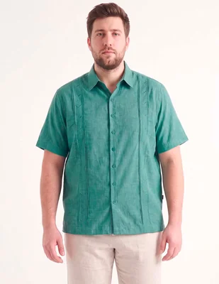 Guayabera manga corta para hombre