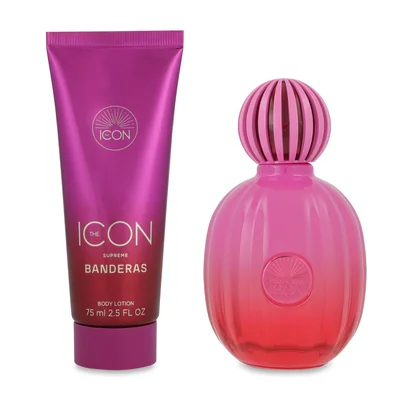 SET BANDERAS THE ICON SUPREME 2PZS 100ML EDP SPRAY/ BODY LOTION 75ML