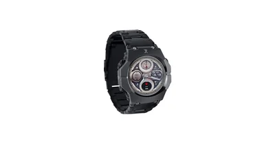 Perfect Choice Smartwatch Elementum, Touch, Bluetooth, Android/iOS, Negro - Resistente al Agua