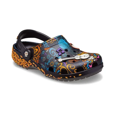 Sandalia Estilo Sueco Crocs Coco Classic Disney Pixar Multicolor Unisex