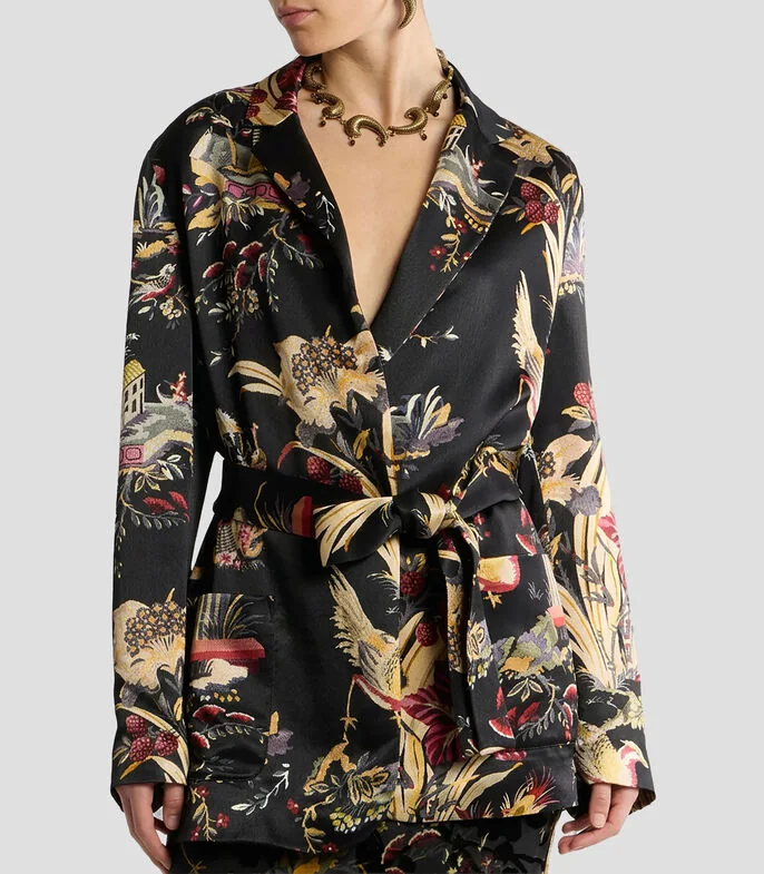 Saco estampado Mujer