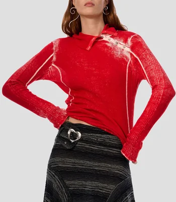 Suéter cuello alto Mujer
