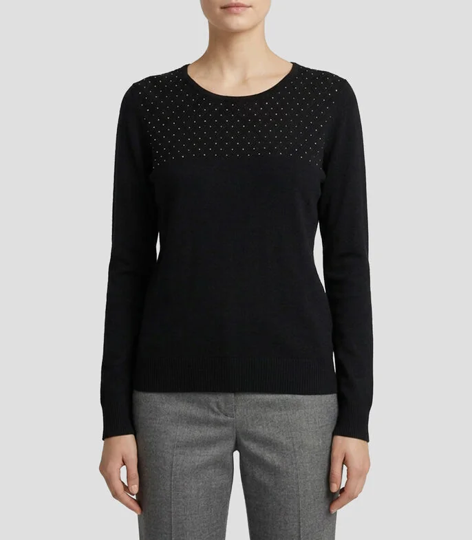 Suéter cuello redondo Mujer