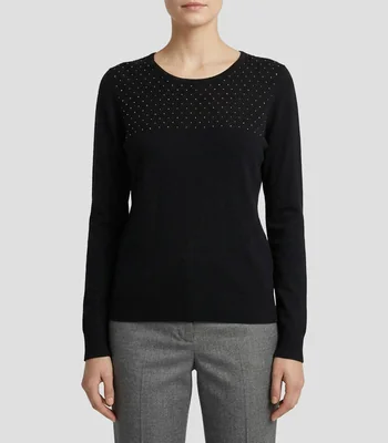 Suéter cuello redondo Mujer