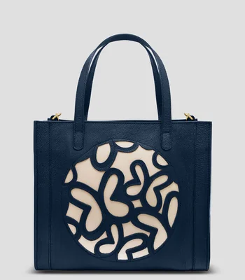 Bolso Tote Mini en Piel Mariposas Mujer
