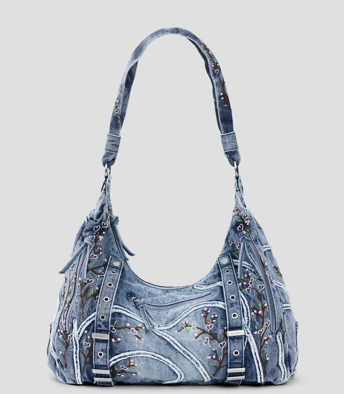 Bolsa shoulder denim fantasía Mujer