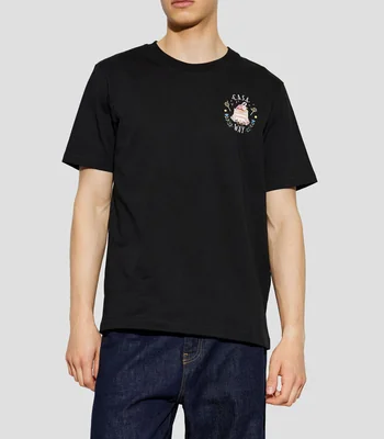 Playera cuello redondo manga corta lisa Hombre