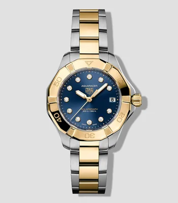 Reloj para Hombre de Vestir Aquaracer Dorado, plateado