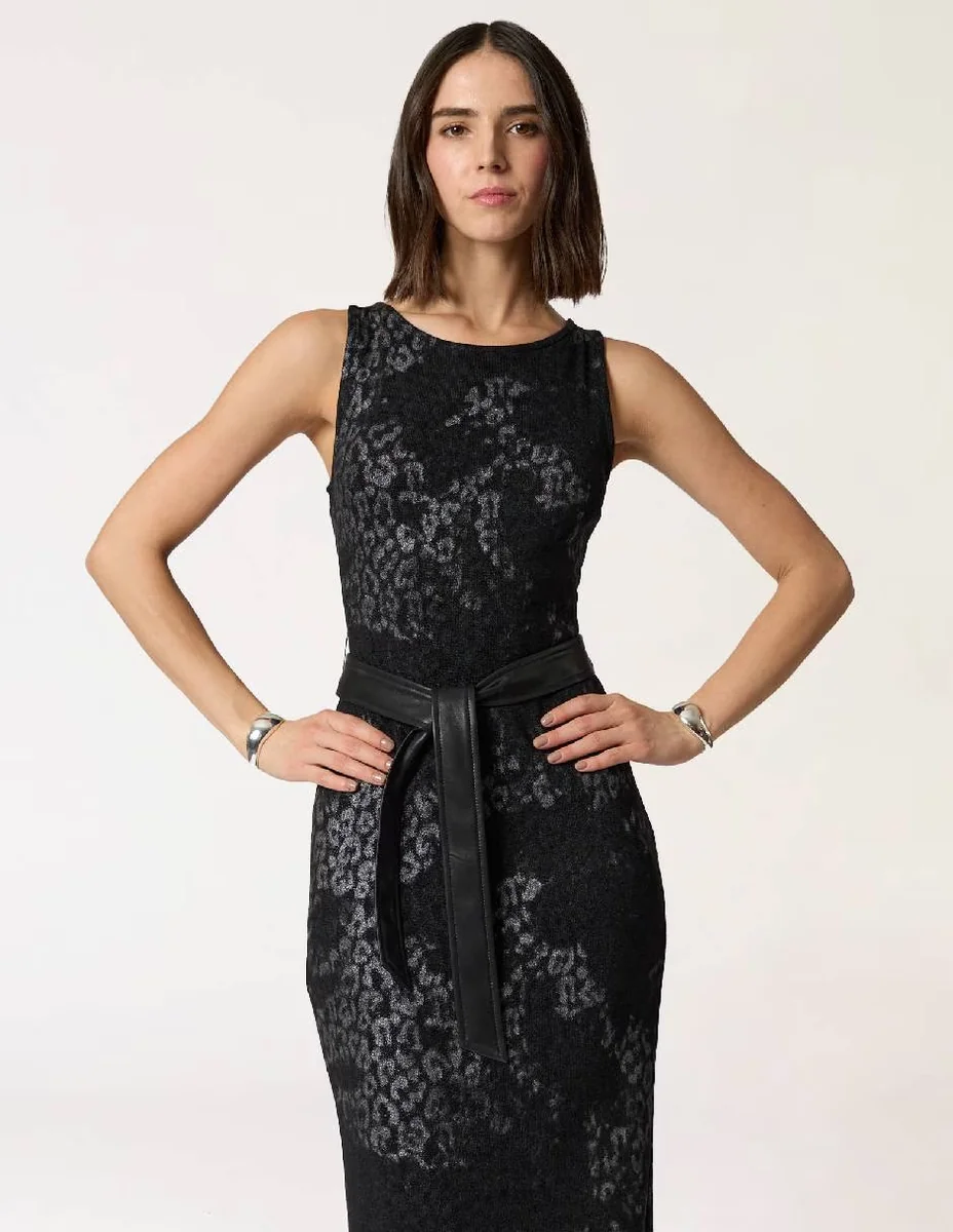 Vestido midi casual para mujer