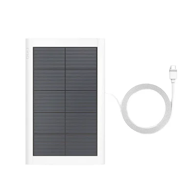 Panel Solar Pequeño USB-C Ring Blanco.